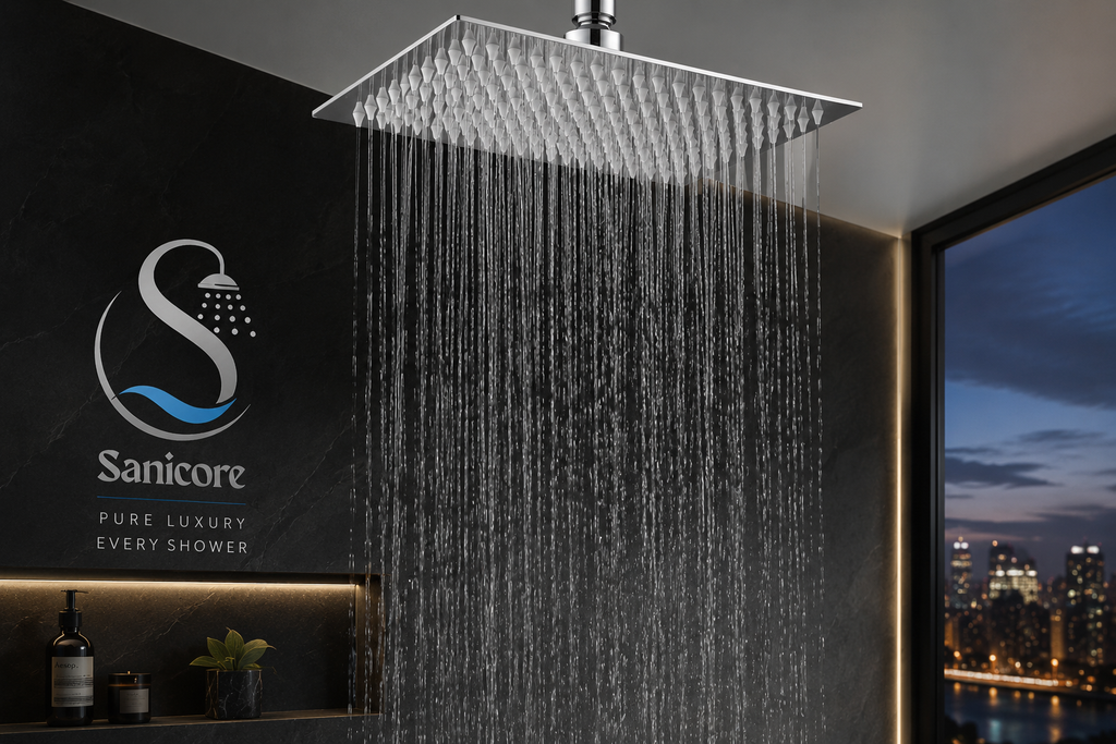 Sanicore™ Stainless Steel Imported Rain Shower