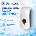 Sanicore™ Wall-Mounted Manual Soap Dispenser